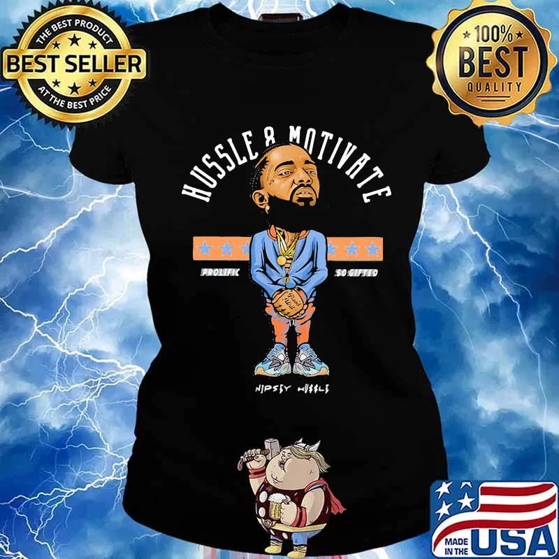 Hussle and motivate prolific so gifted s Ladies tee