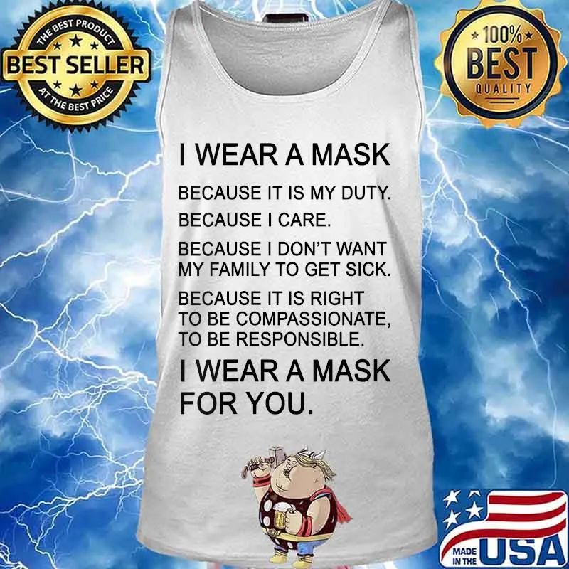 I Choose Science and Will Wear a Mask and Save Lives Shirt Tank top
