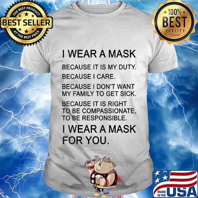 I Choose Science and Will Wear a Mask and Save Lives Shirt