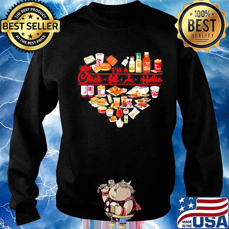 I'm a chick-fil-a aholic heart s Sweater