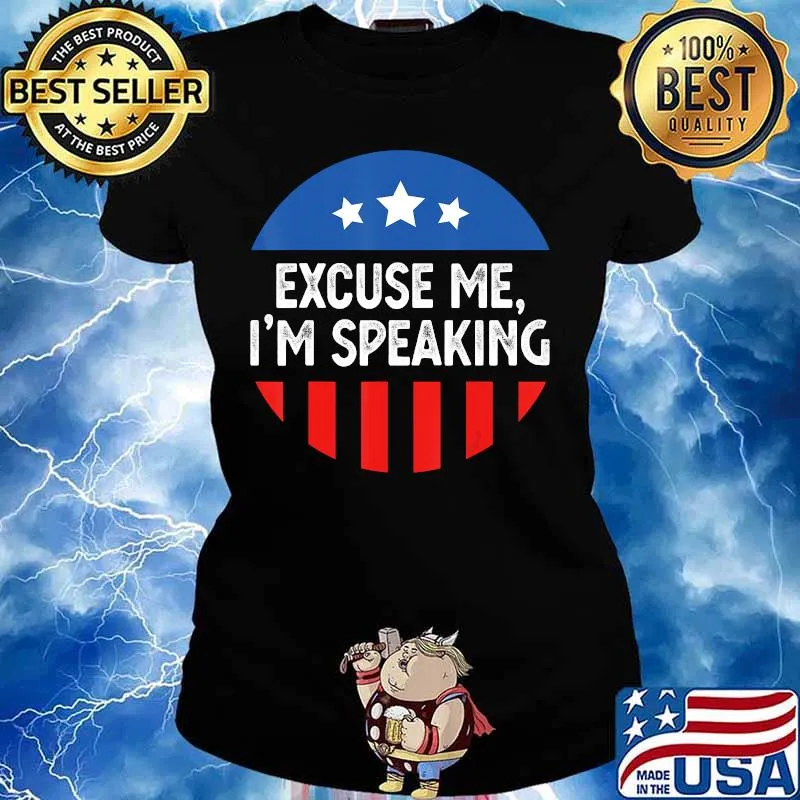 I'm Speaking Kamala Harris USA VP President Debate Vintage T-Shirt Ladies tee