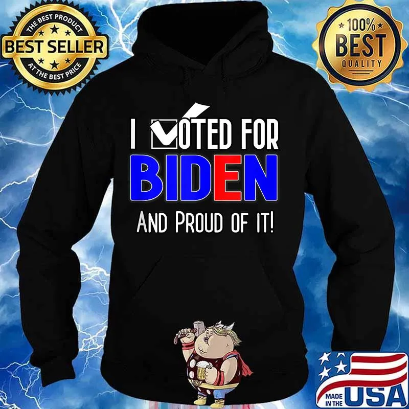 I voted for biden 2020 patriotic anti trump patriot democrat s Hoodie
