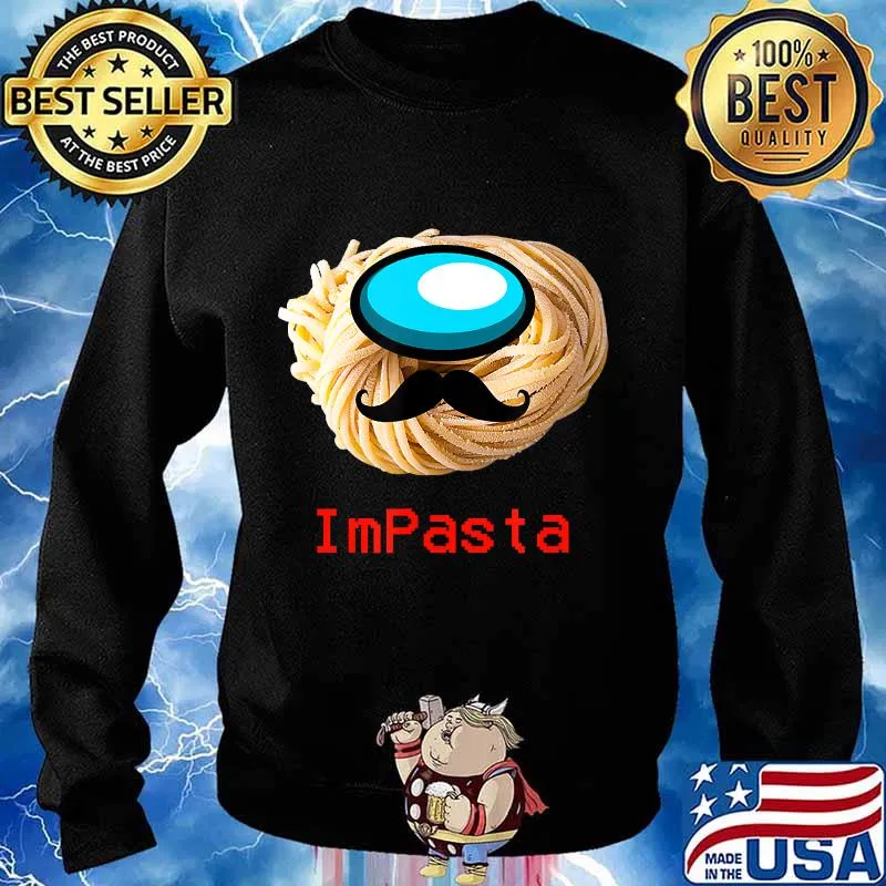 Impasta italian us impostor moustache s Sweater