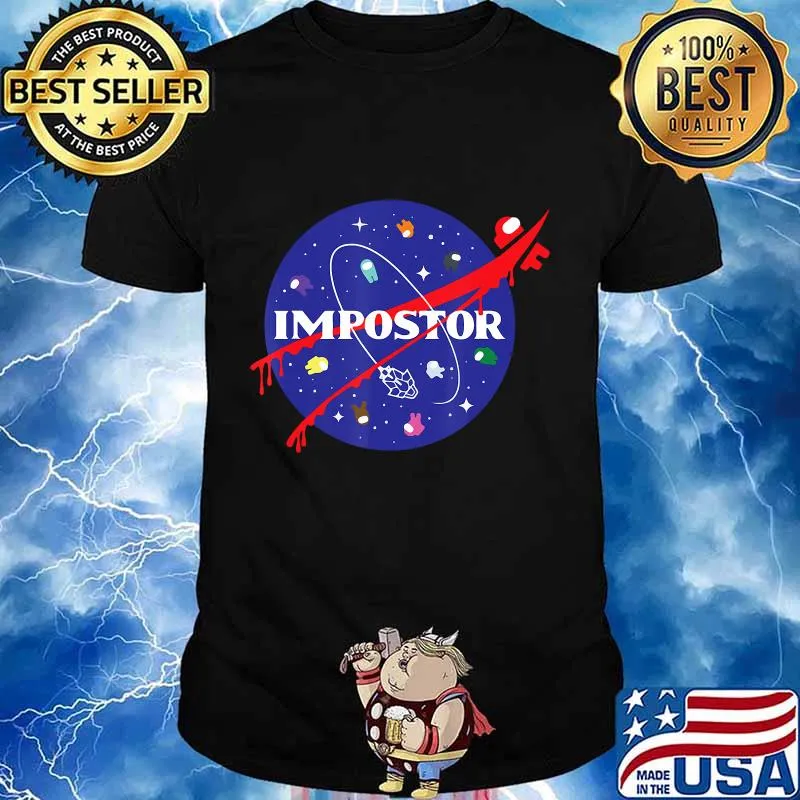 Imposter among game us sus space shirt
