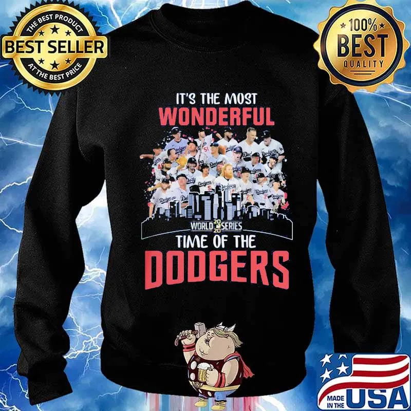 It's the most wonderful 2020 world series time of the dodgers s Sweater