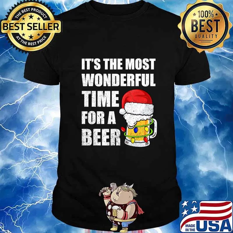 It's the most wonderful time for a Beer Christmas Beer Shirt