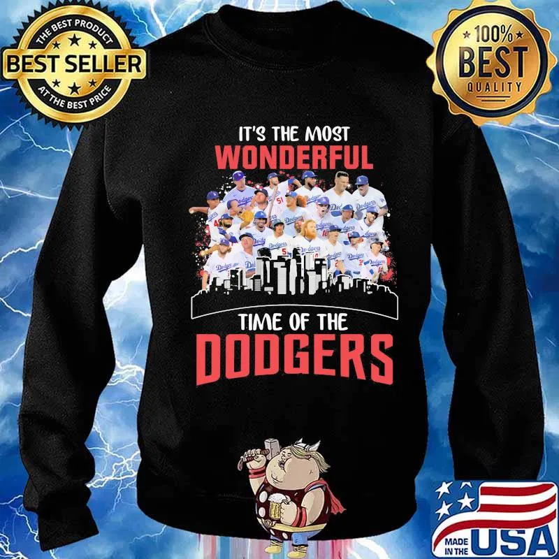 It's the most wonderful time of the dodgers s Sweater