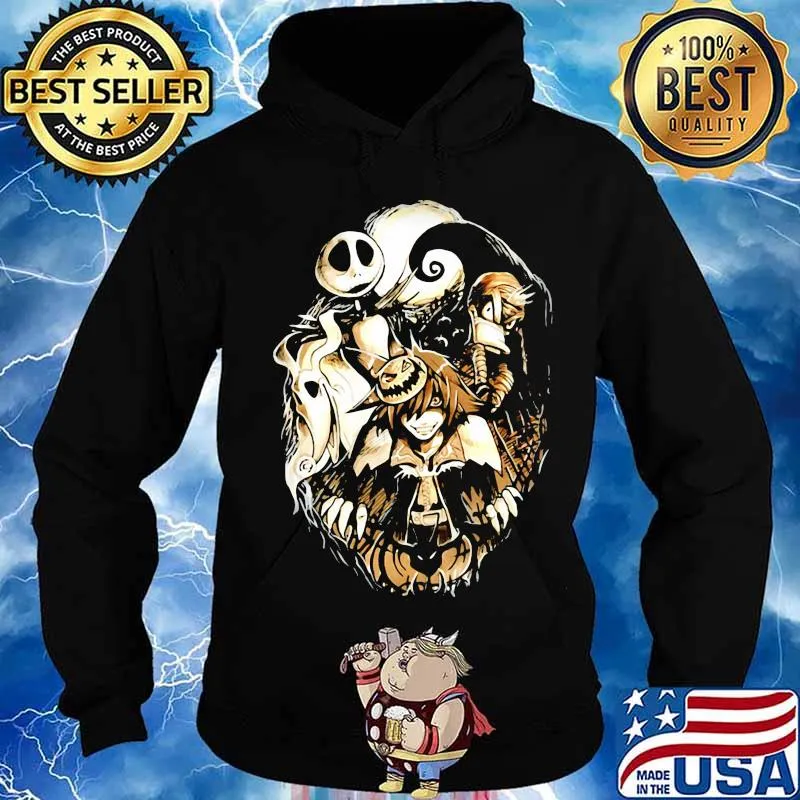 Jack skellington nightmare naruto happy halloween s Hoodie