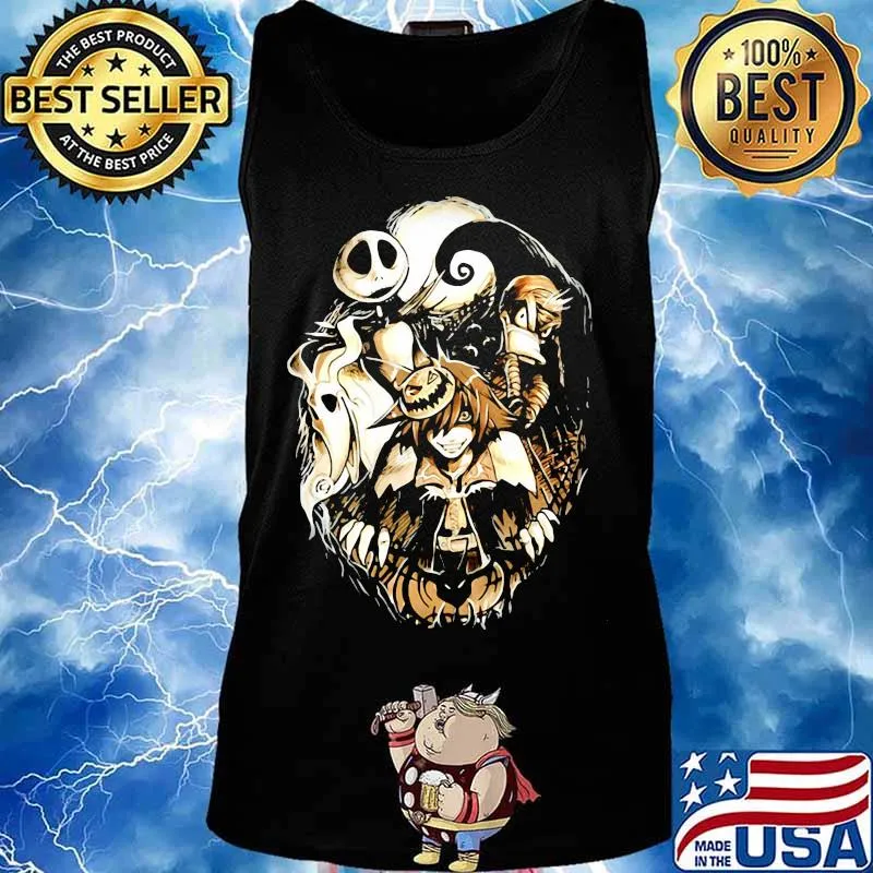 Jack skellington nightmare naruto happy halloween s Tank top