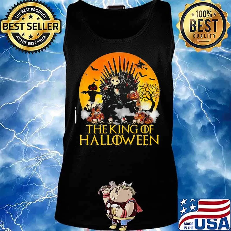 Jack skellington the king of halloween s Tank top