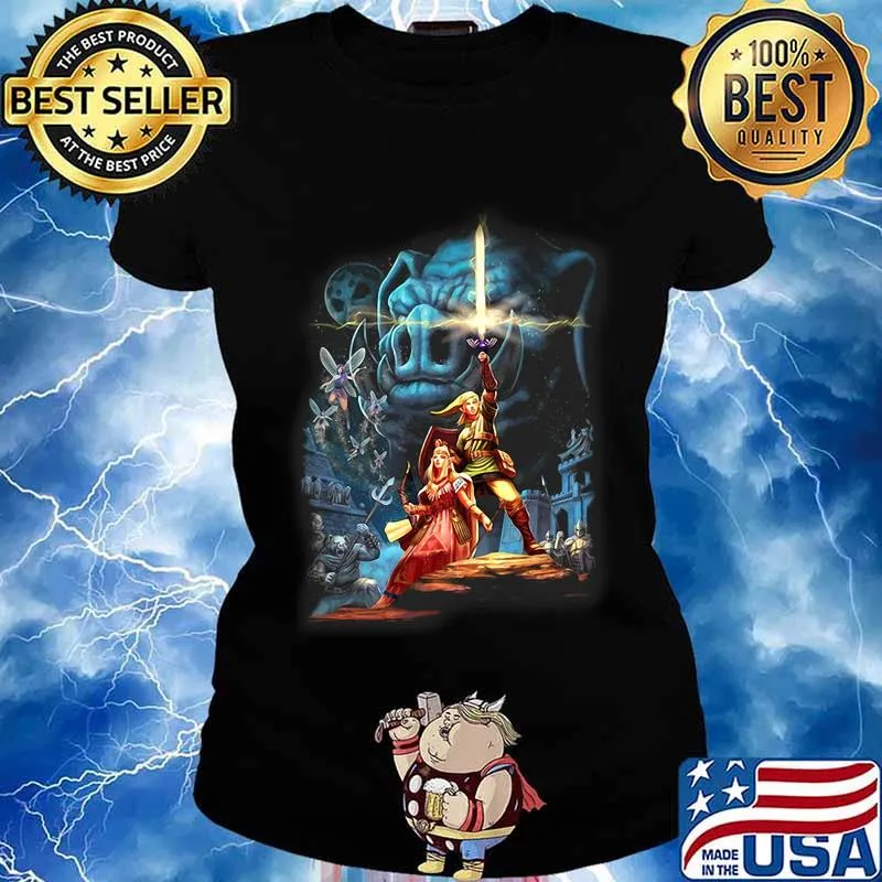Jesus link to the past fan art s Ladies tee