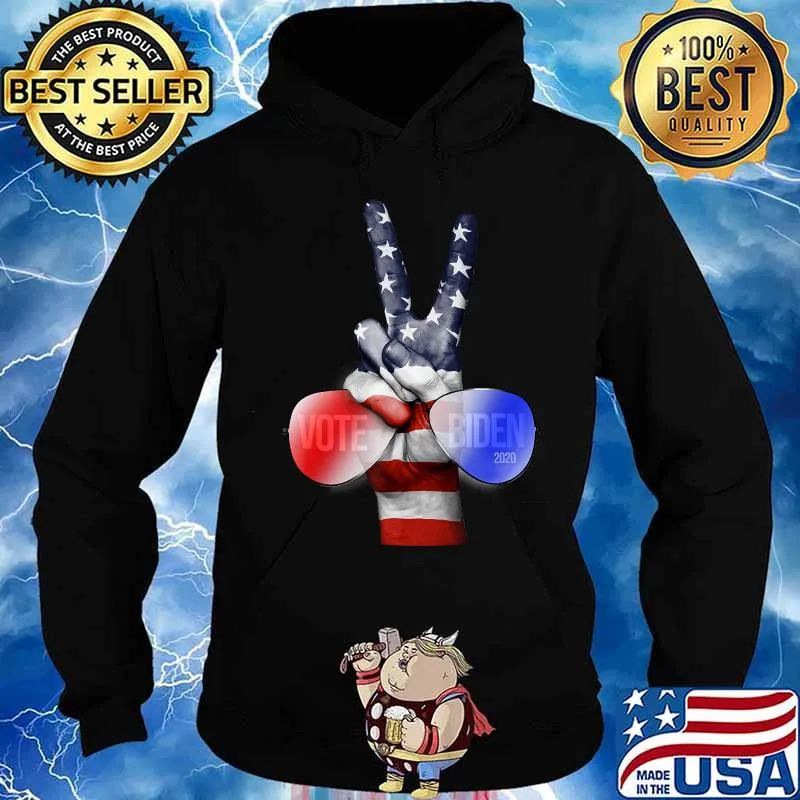 Joe Biden For President American flag T-Shirt Hoodie