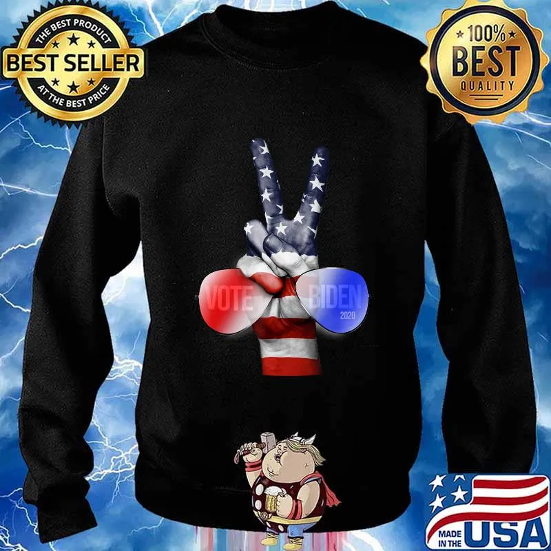 Joe Biden For President American flag T-Shirt Sweater