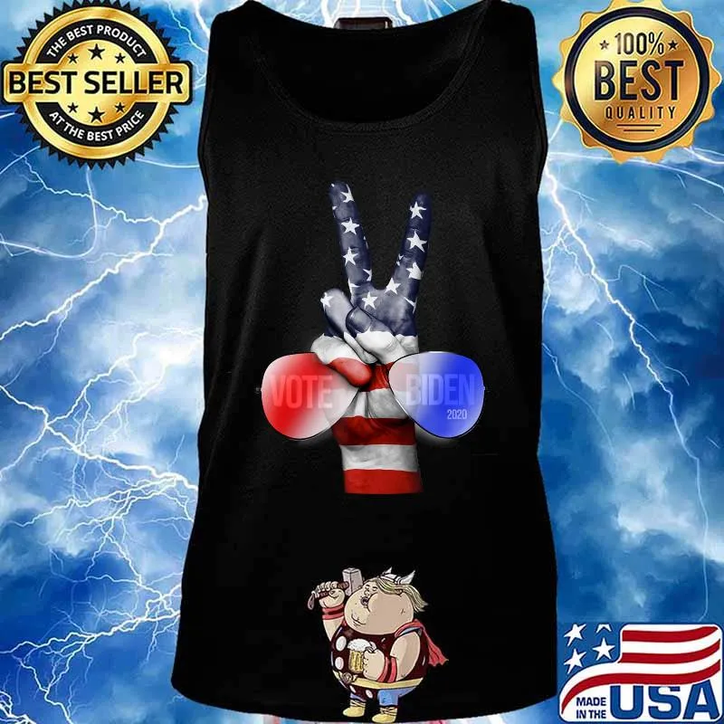 Joe Biden For President American flag T-Shirt Tank top