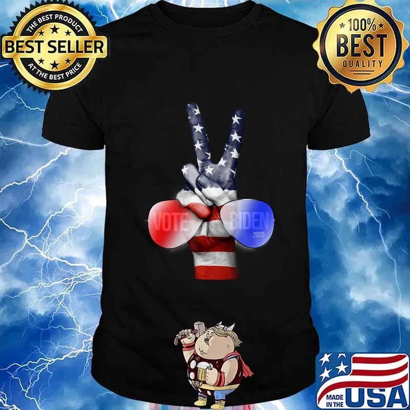 Joe Biden For President American flag T-Shirt