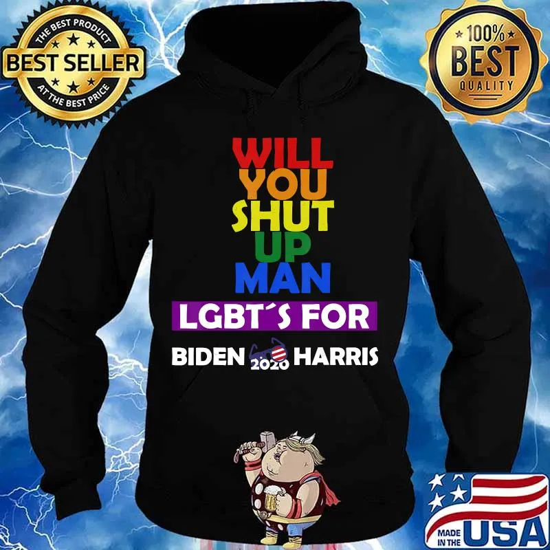 Joe Biden Kamala Harris 2020 Rainbow Gay Pride LGBT Election T-Shirt Hoodie