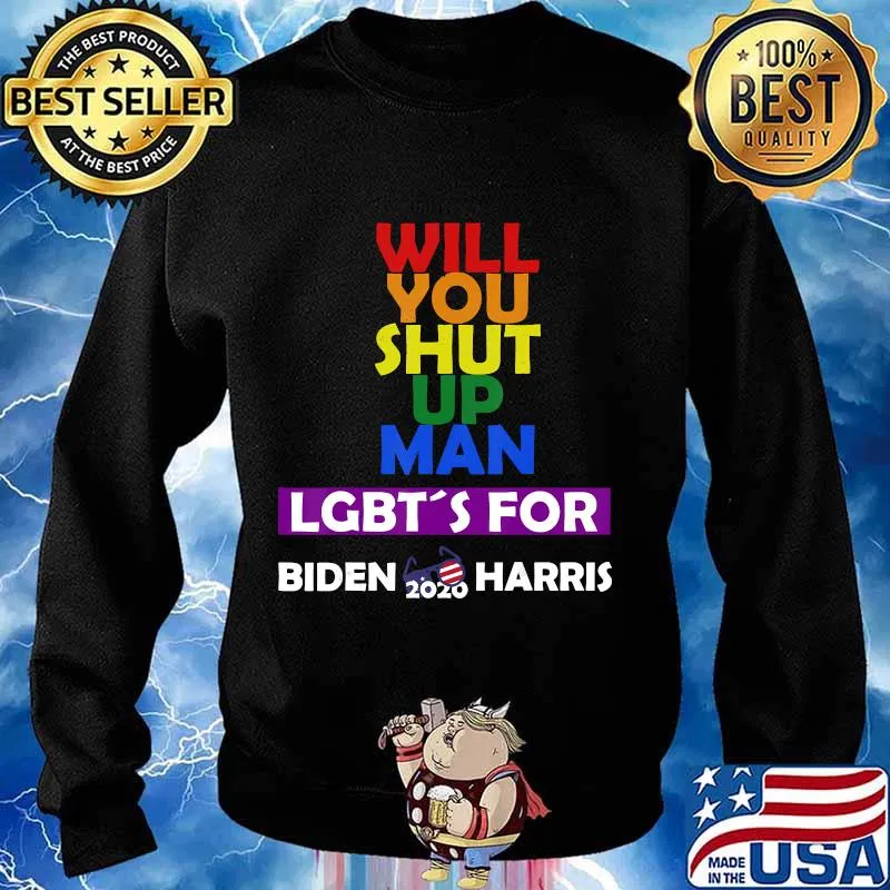 Joe Biden Kamala Harris 2020 Rainbow Gay Pride LGBT Election T-Shirt Sweater