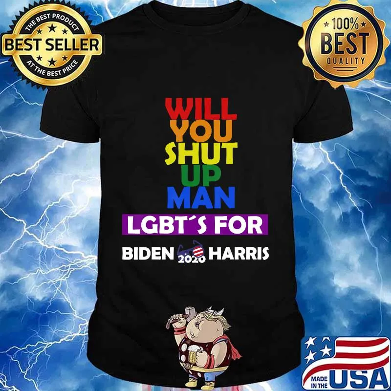 Joe Biden Kamala Harris 2020 Rainbow Gay Pride LGBT Election T-Shirt