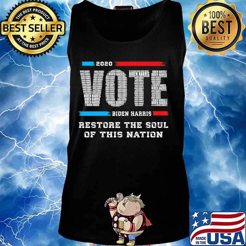 Joe Biden Kamala Harris 2020 Restore The Soul Of This Nation Premium T-Shirt Tank top