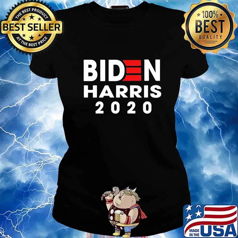 Joe biden kamala harris line vintage 2020 s Ladies tee