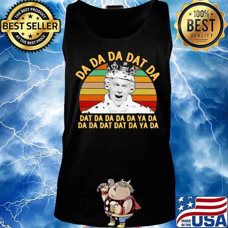Jonathan groff king george hamilton da dat da vintage retro s Tank top