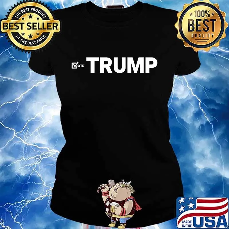 Just vote trump 2020 s Ladies tee