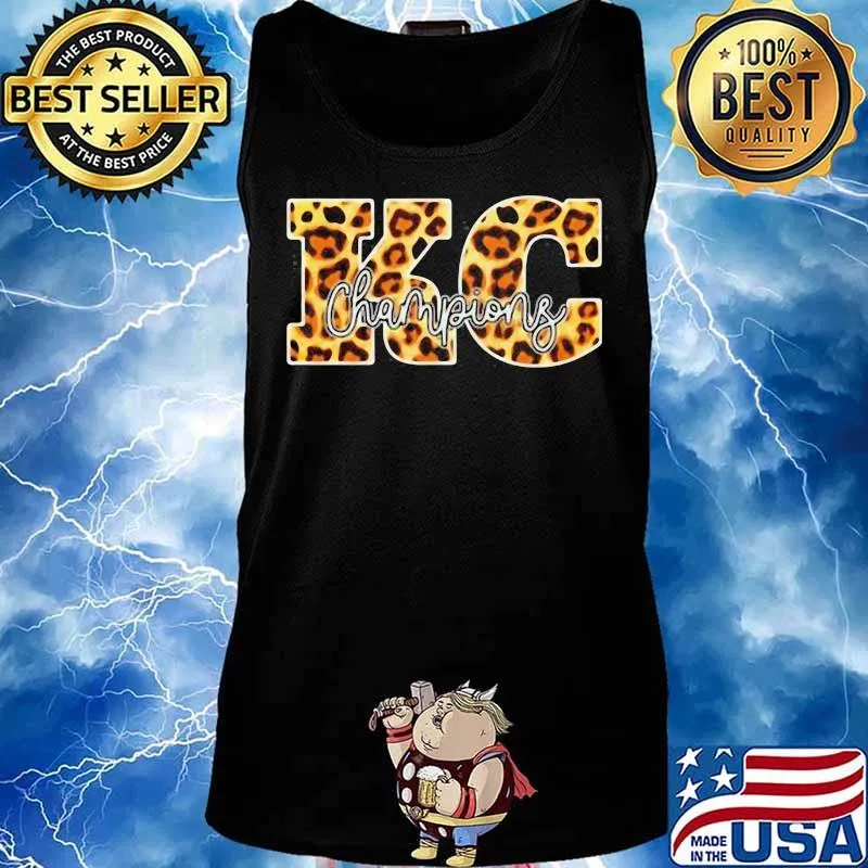 Kc champions leopard s Tank top