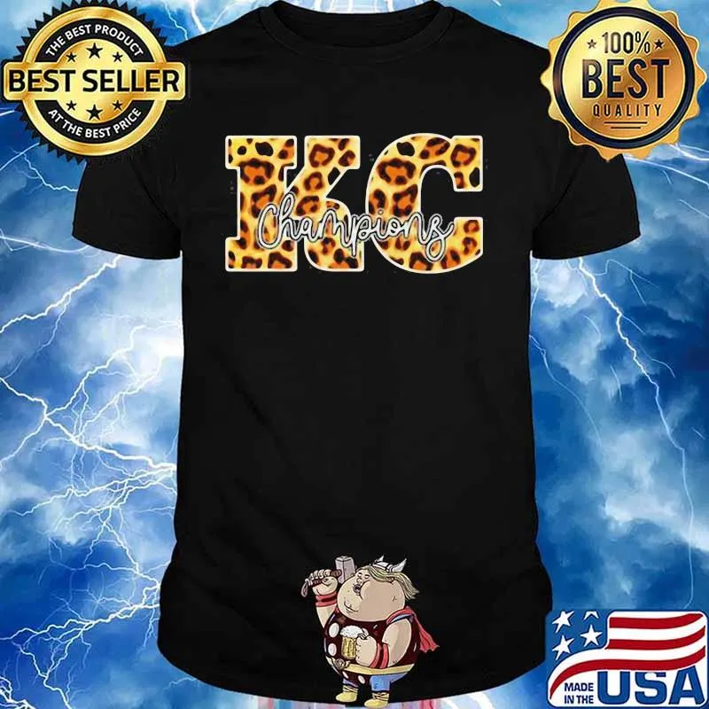 Kc champions leopard shirt