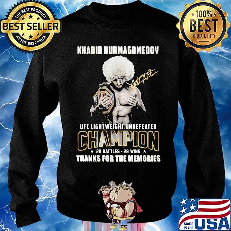 Khabib nurmagomedov champions signature s Sweater