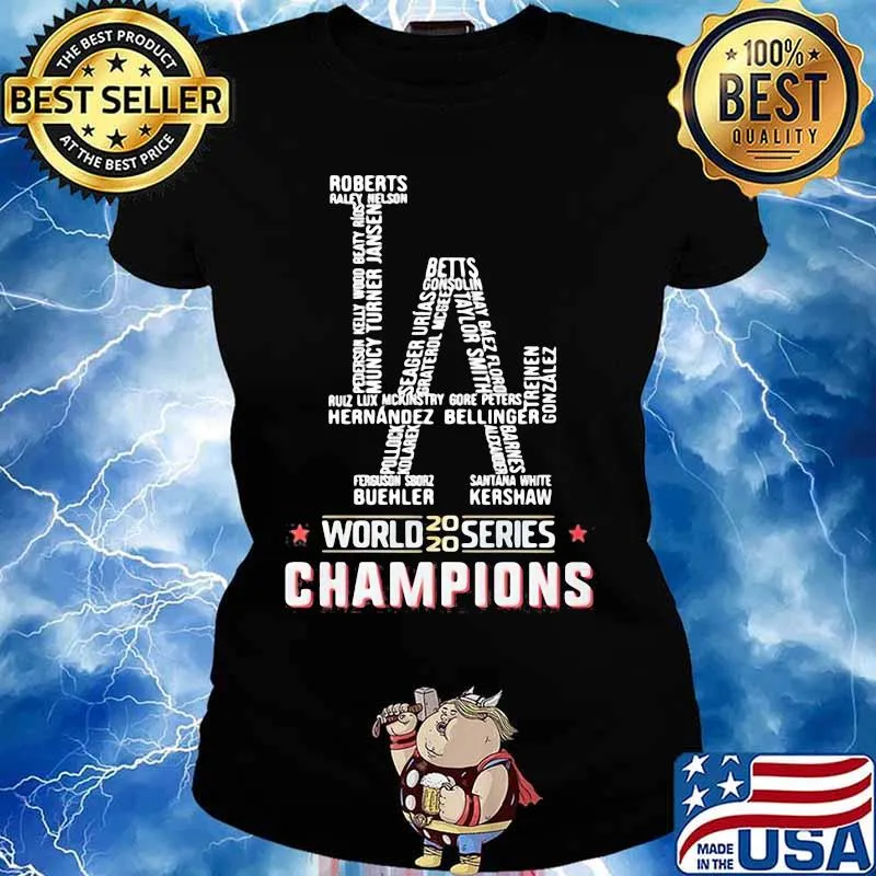 La los angeles world series 2020 champions s Ladies tee