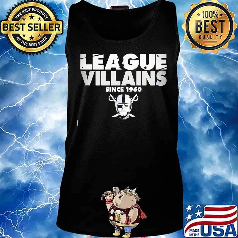 League villains since 1960 oklahoma raiders football s Tank top