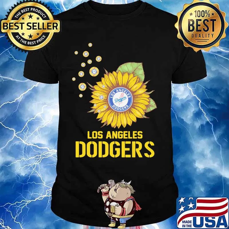 Logo los angeles dodgers sunflower shirt