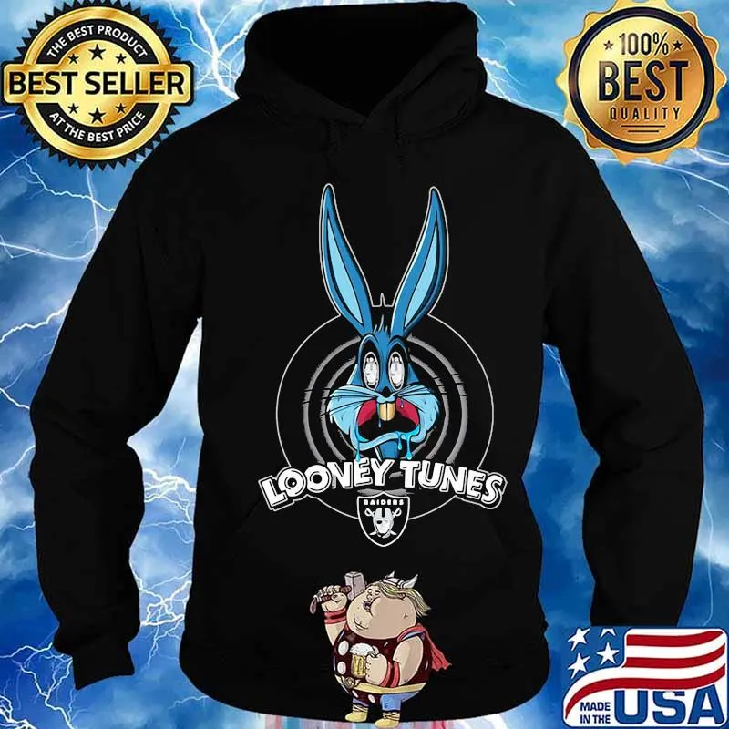 Looney tunes rabbit oklahoma raiders s Hoodie