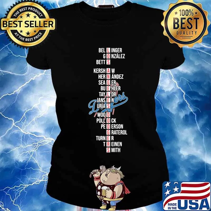 Los angeles dodgers bellinger gonzalez betts baseball s Ladies tee