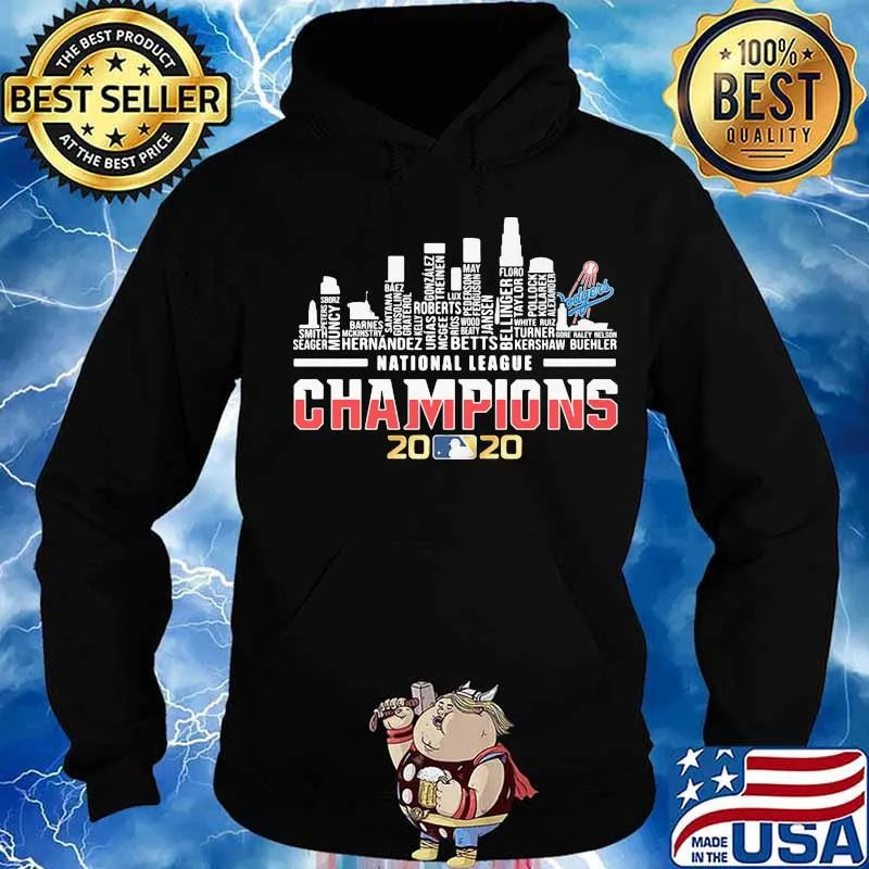 Los angeles dodgers national league champions 2020 s Hoodie
