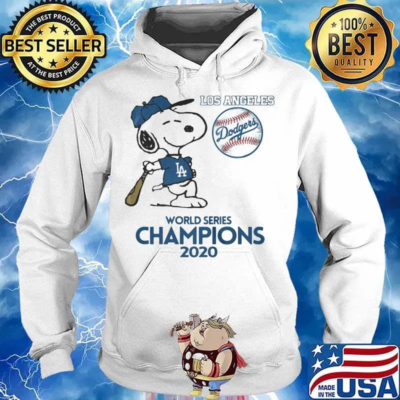 Los angeles dodgers world series champions 2020 baseball snoopy s Hoodie