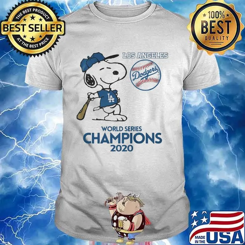 Los angeles dodgers world series champions 2020 baseball snoopy shirt