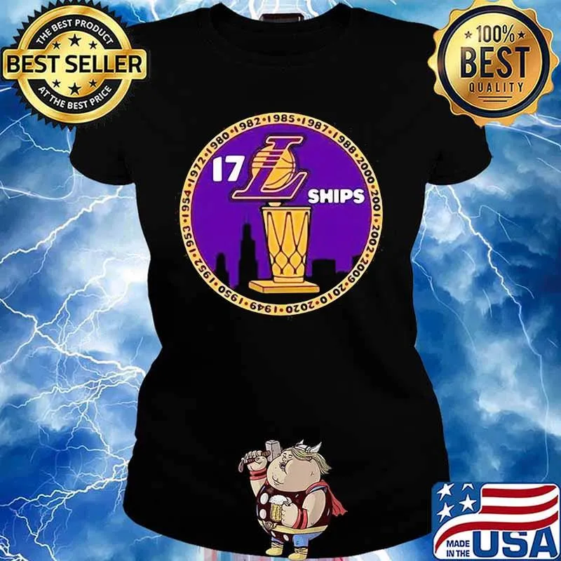 Los angeles lakers 17 time nba champions s Ladies tee