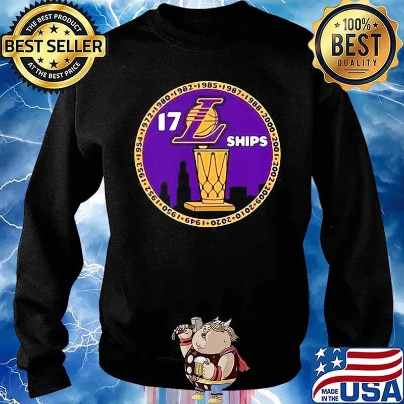 Los angeles lakers 17 time nba champions s Sweater