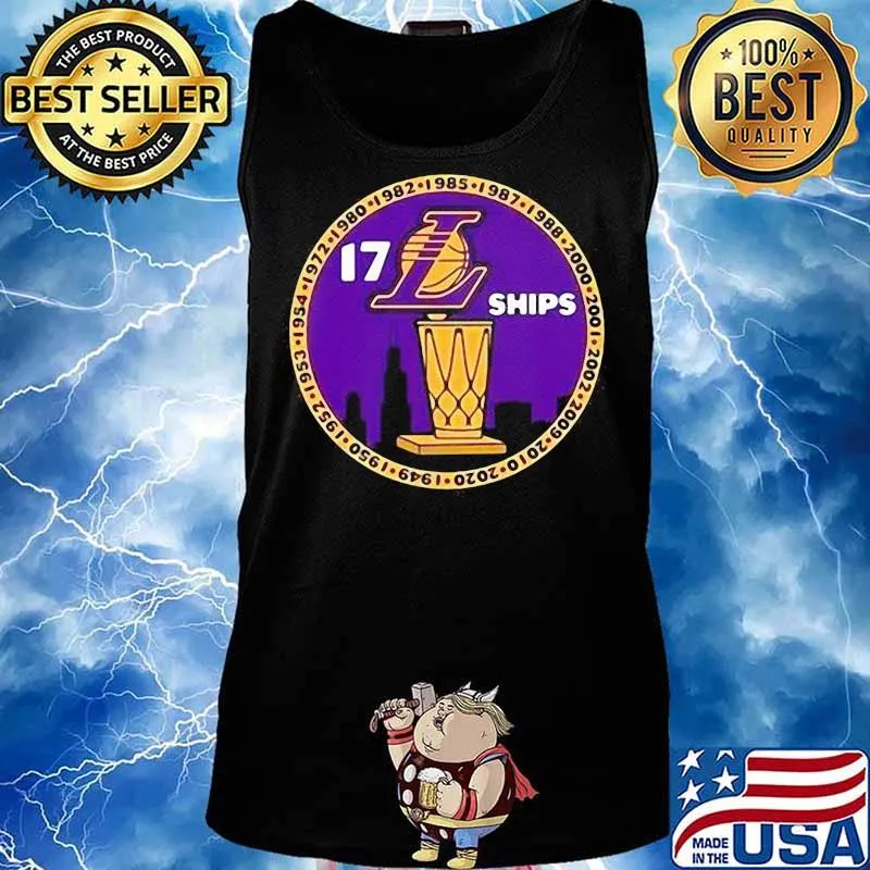 Los angeles lakers 17 time nba champions s Tank top