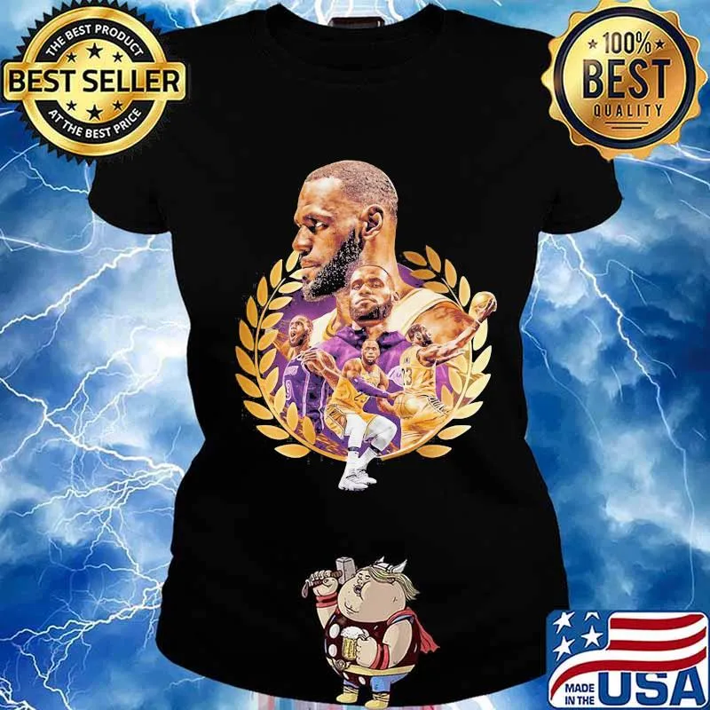 Los angeles lakers 23 lebron james king s Ladies tee