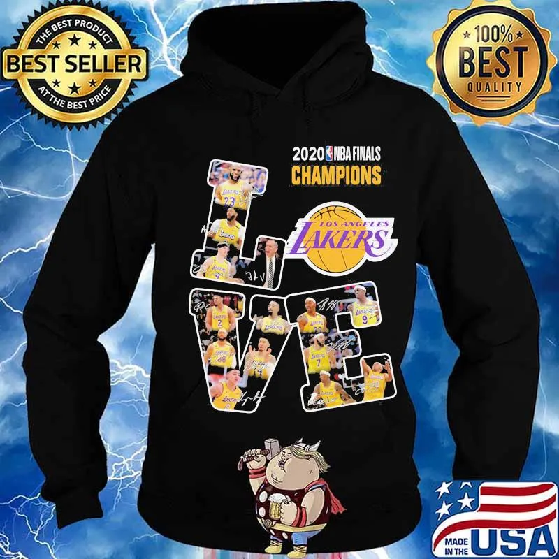 Love los angeles lakers 2020 nba finals champions s Hoodie