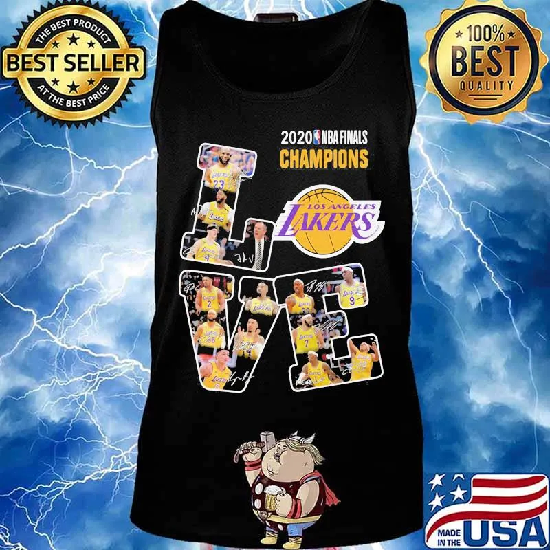 Love los angeles lakers 2020 nba finals champions s Tank top