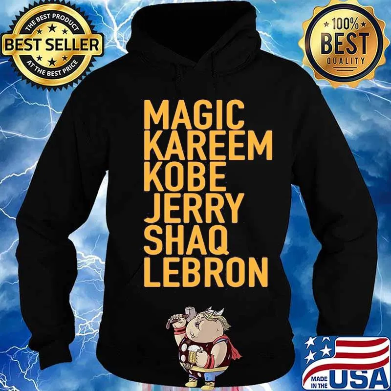 Magic kareem kobe jerry shaq lebron s Hoodie