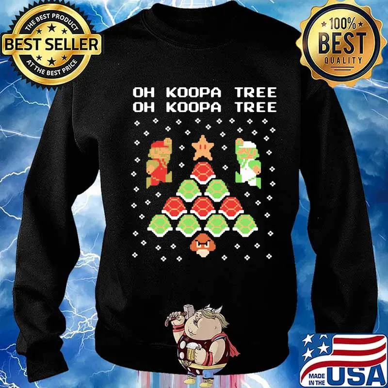 Mario oh koopa tree ugly merry christmas s Sweater