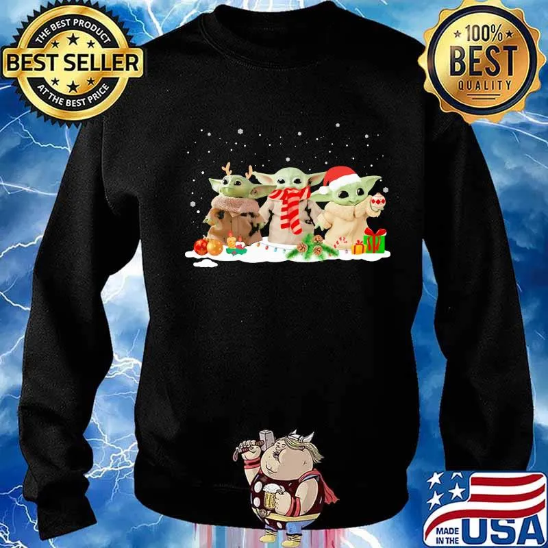 Merry christmas baby yoda s Sweater