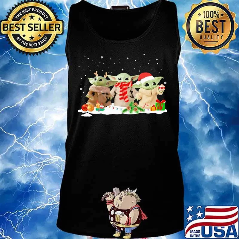 Merry christmas baby yoda s Tank top