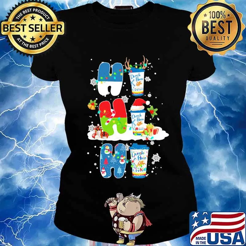Merry christmas dutch bros coffee ho ho ho s Ladies tee