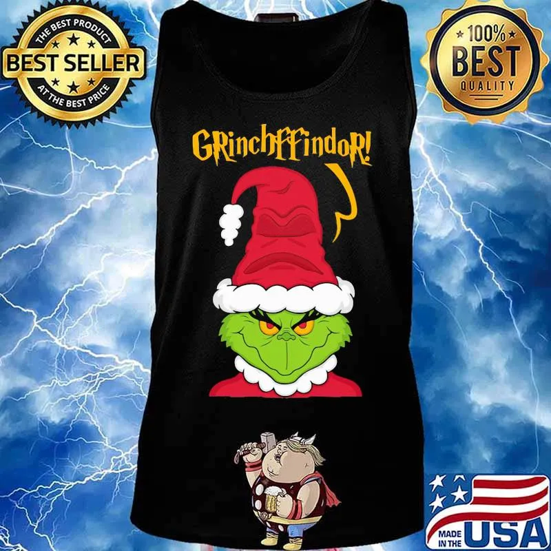 Merry christmas grinch santa grinchffindor s Tank top