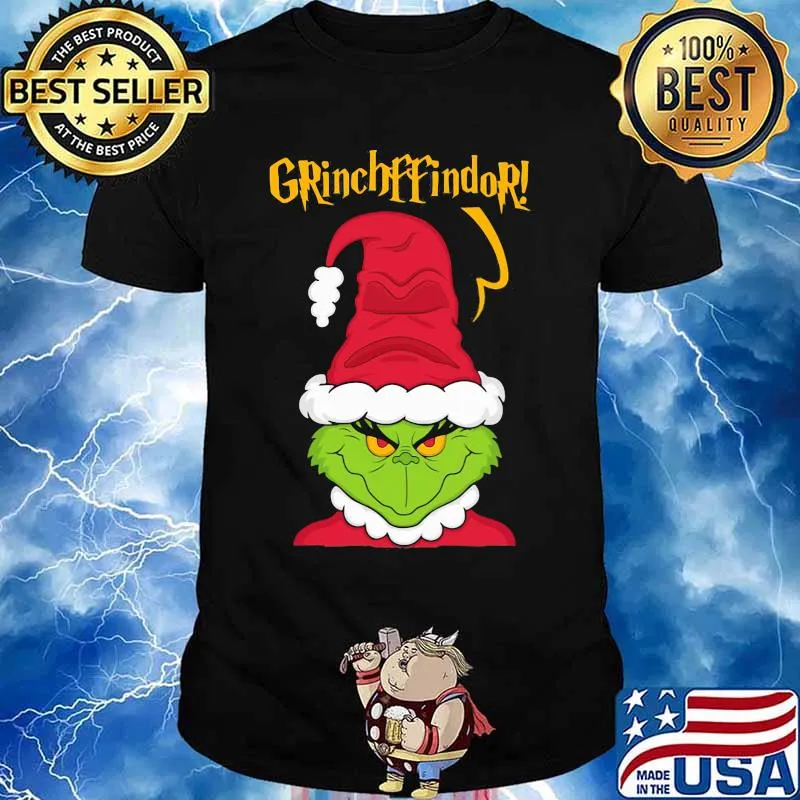 Merry christmas grinch santa grinchffindor shirt